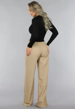 Longsleeve Zwarte Geplooide Top