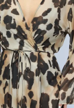 Mesh Leopard Kimono Lang