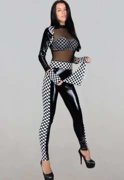 Mesh Racer Pitspoes Kostuum