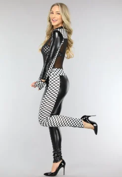 Mesh Racer Pitspoes Kostuum