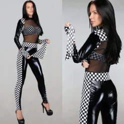Mesh Racer Pitspoes Kostuum