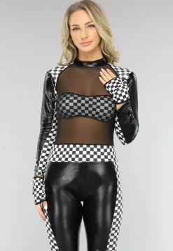 Mesh Racer Pitspoes Kostuum
