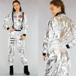 Metallic Astronaut Kostuum