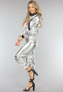 Metallic Astronaut Kostuum