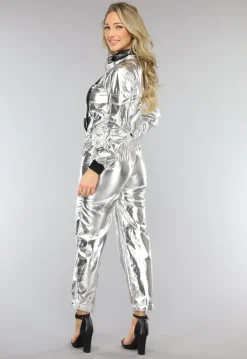 Metallic Astronaut Kostuum
