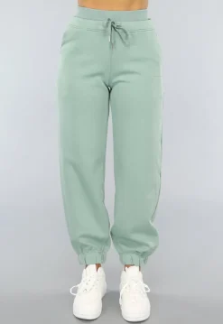 Mintgroene Joggingsbroek met Veters