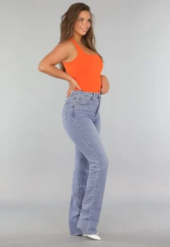 Mouwloze Oranje Bodysuit