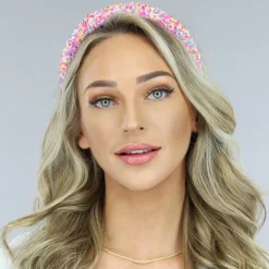 Mulitcolor Regenboog Glitter Diadeem
