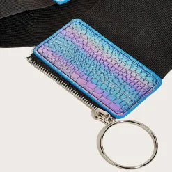 Multicolor Elastische Tailleriem met Ritssluiting