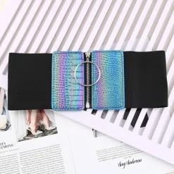 Multicolor Elastische Tailleriem met Ritssluiting