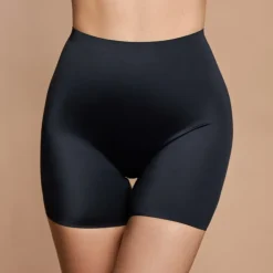 Naadloos High Waist Short Zwart
