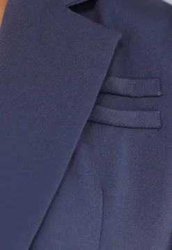 Navy Oversized Blazer met Tailleband