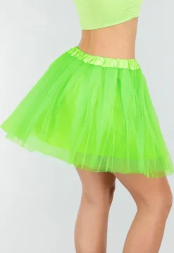 Neon Groene Tule Rok