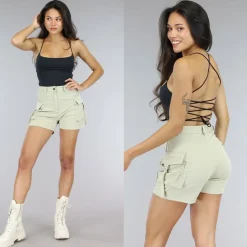 Open Rug Bodysuit Zwart met Strap Details