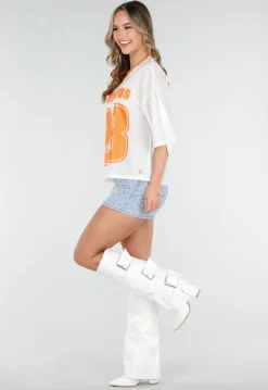 Oranje Netherlands Jersey Top met Nummer
