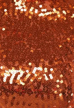 Oranje Shortsleeve Pailletten Top