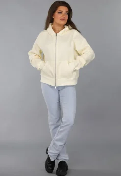 Oversized Ecru Vest met Steekzakken