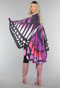 Paarse Butterfly Cape