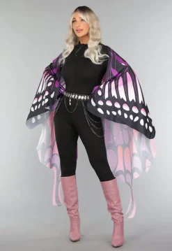 Paarse Butterfly Cape