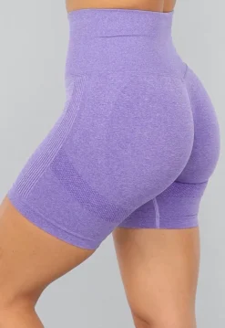 Paars Yoga Broekje met Scrunch