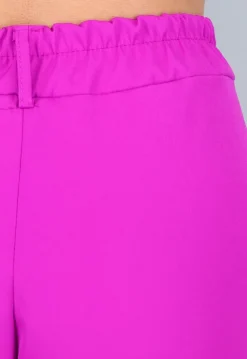 Pantalon en Gilet Suit in Fluoriserend Magenta