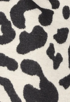 Panterprint Sjaal in Beige Kleur