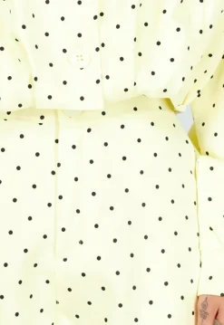 Pastelgele Polkadot Two Piece Set met Jack en Short