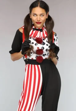 Psycho Clown Kostuum met Accessoires