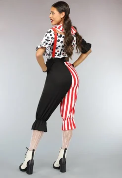 Psycho Clown Kostuum met Accessoires