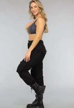 Reflecterende Korte Top met Padding