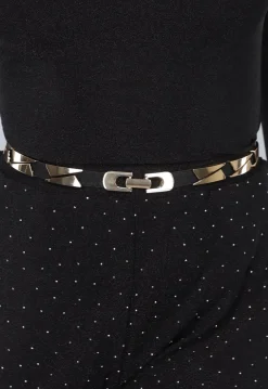 Rekbare Riem met Gouden Details