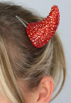 Rode Duivel Oortjes Haarclips