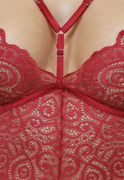 Rode Kanten Body met Straps
