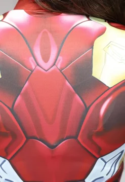 Rode Marvel Iron Man Bodysuit met Rits