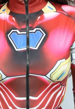Rode Marvel Iron Man Bodysuit met Rits