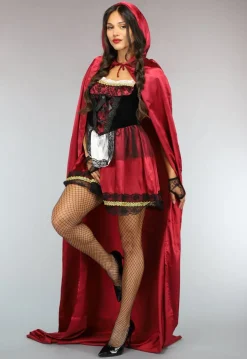 Roodkapje Kostuum met Lange Cape