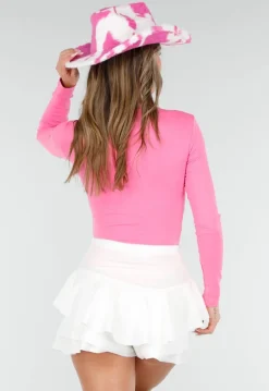 Roze Cowboyhoed met Koeienprint van Nepbont