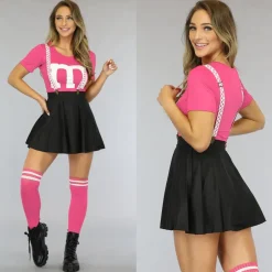 Roze M&M Kostuum