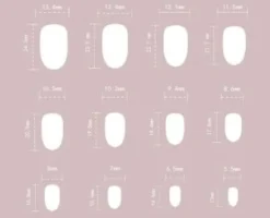 Roze Plaknagels met Glitter Details