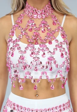 Roze Strass Festival Two Piece