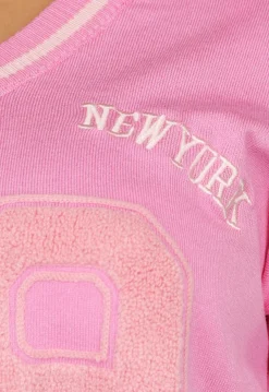 Roze Two Piece met Teddy Cijfers