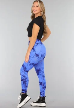 Scrunch Fitness Legging met Print en Overslag