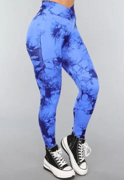 Scrunch Fitness Legging met Print en Overslag