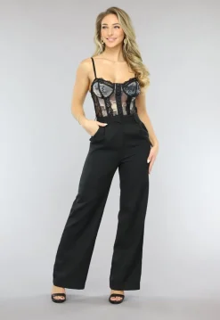 See Through Bustier Top Zonder Beugels