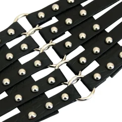 Strappy Lederlook Elastische Tailleriem