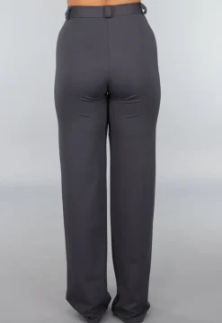Tall Antraciet Pantalon met Stretch