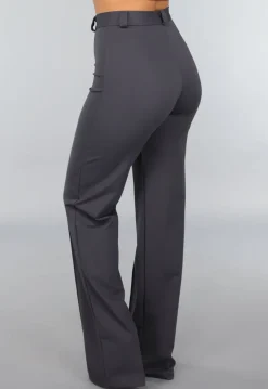 Tall Antraciet Pantalon met Stretch