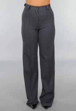 Tall Antraciet Pantalon met Stretch