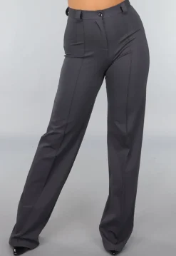 Tall Antraciet Pantalon met Stretch
