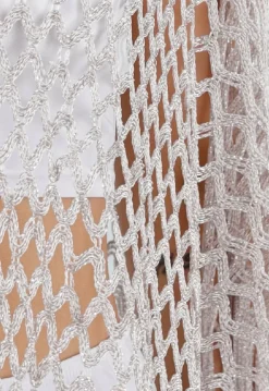 Taupe Festival Cover-Up met Franjes